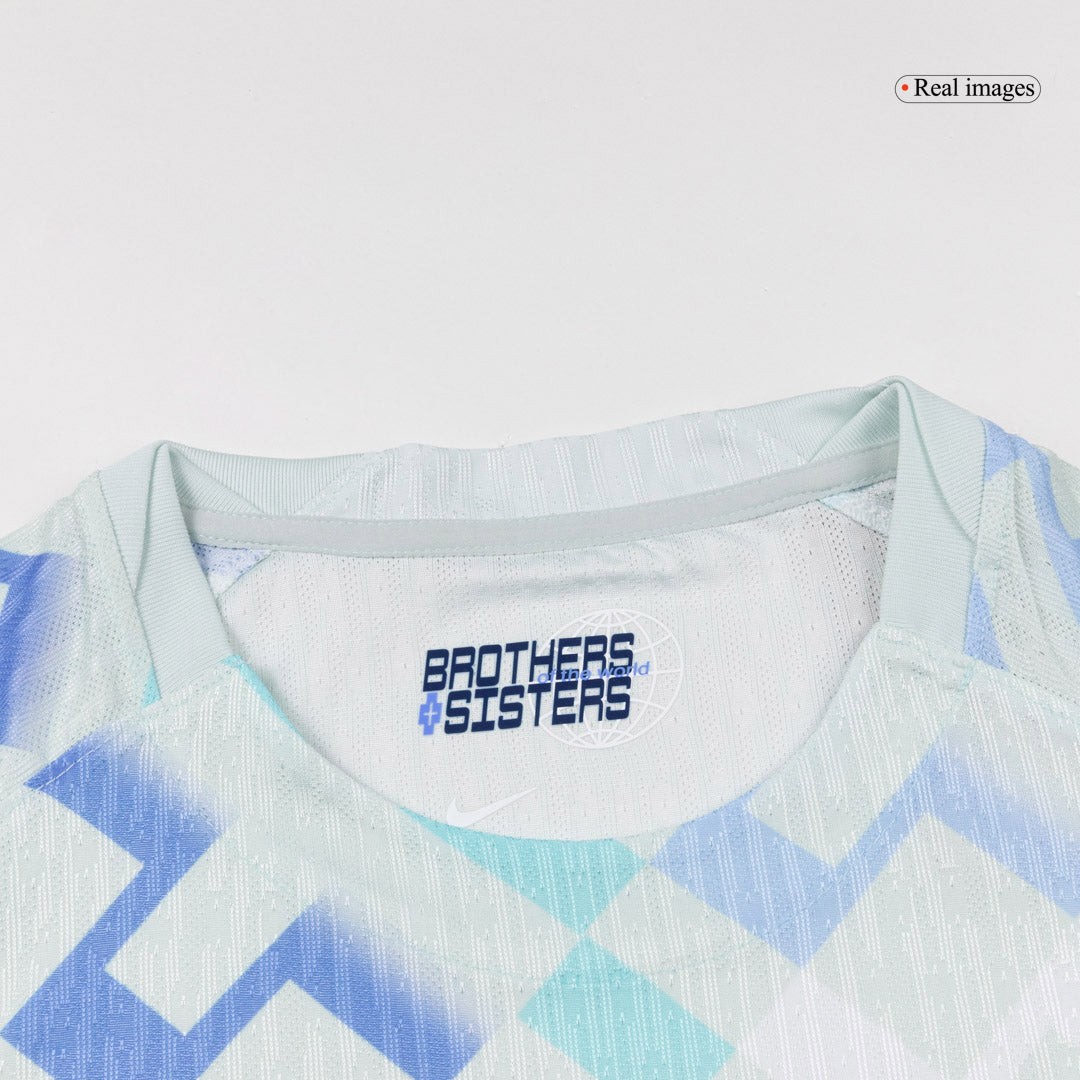 DUMFRIES #2 Inter Milaan Uitshirt 2025/26 Blauw Authentiek