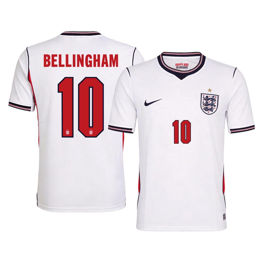 BELLINGHAM #10 Engeland Thuisshirt - WK 2026 Wit