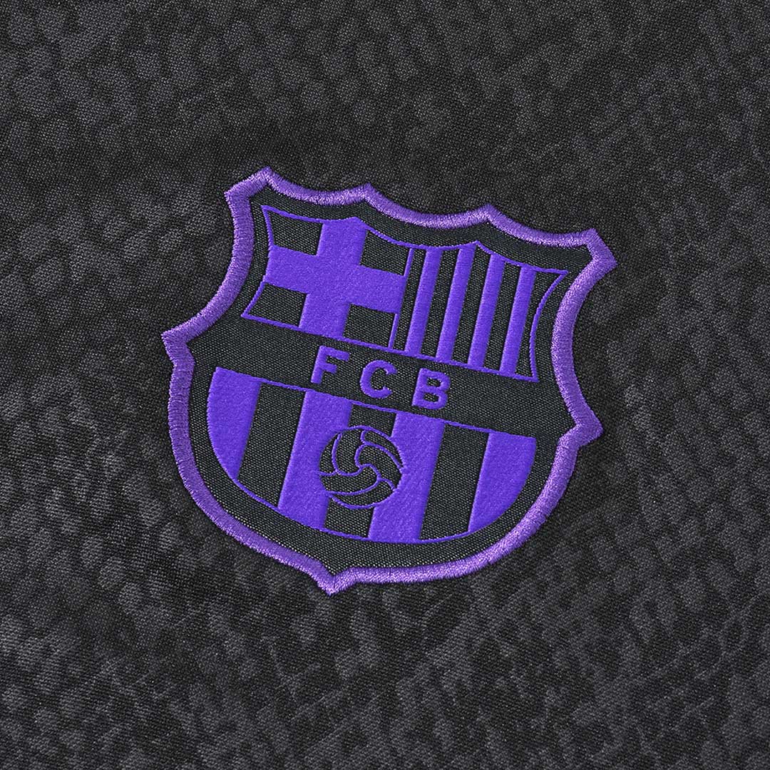 Barcelona Trainingspak Kit 2025/26 Kind Zwart