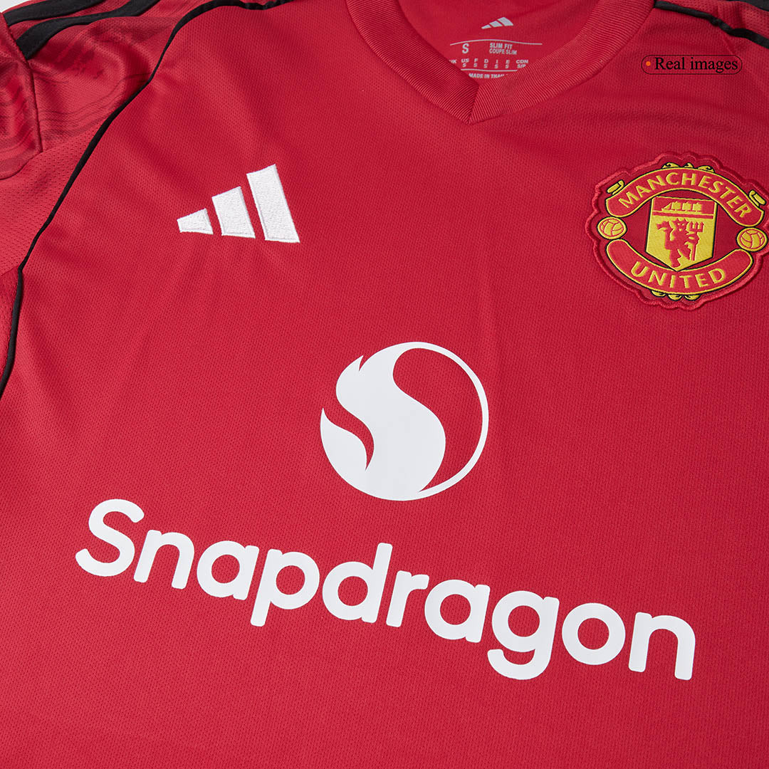 Manchester United Thuisshirt Tenue 2025/26 Rood