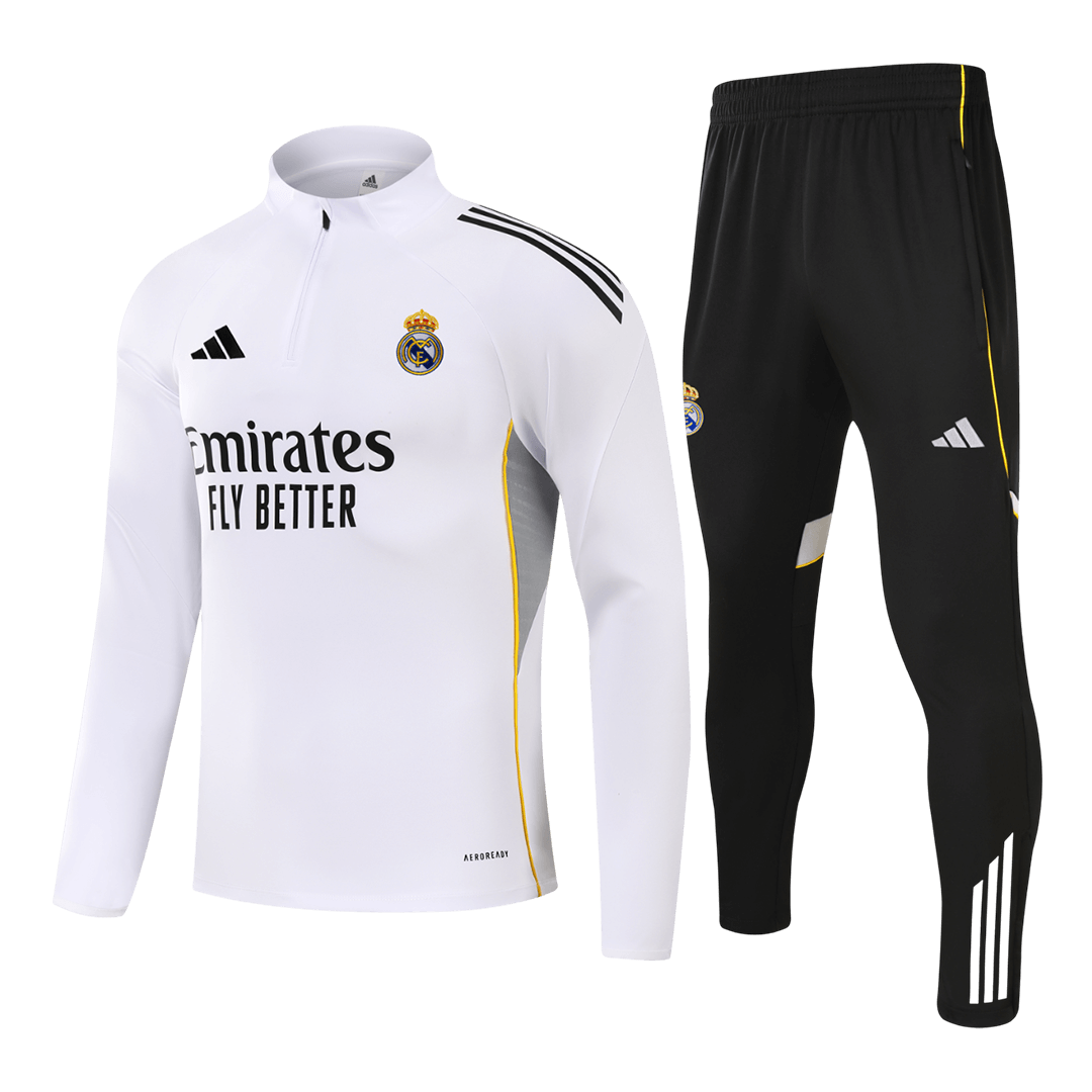 Real Madrid Sweatshirt Tenue 2025/26 Wit