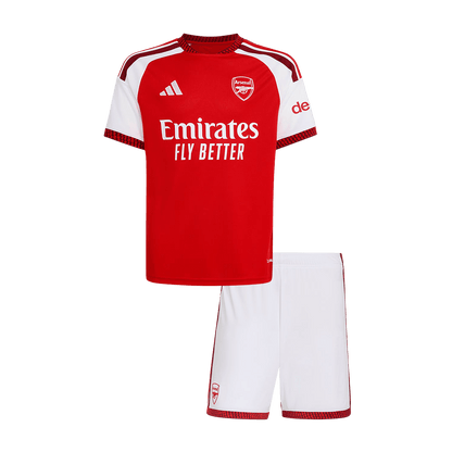 Arsenal Domicile Maillot Kit 2026/27 Enfant Rouge