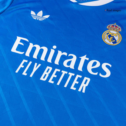 VINI JR. #7 Real Madrid Derde Shirt 2025/26 Blauw
