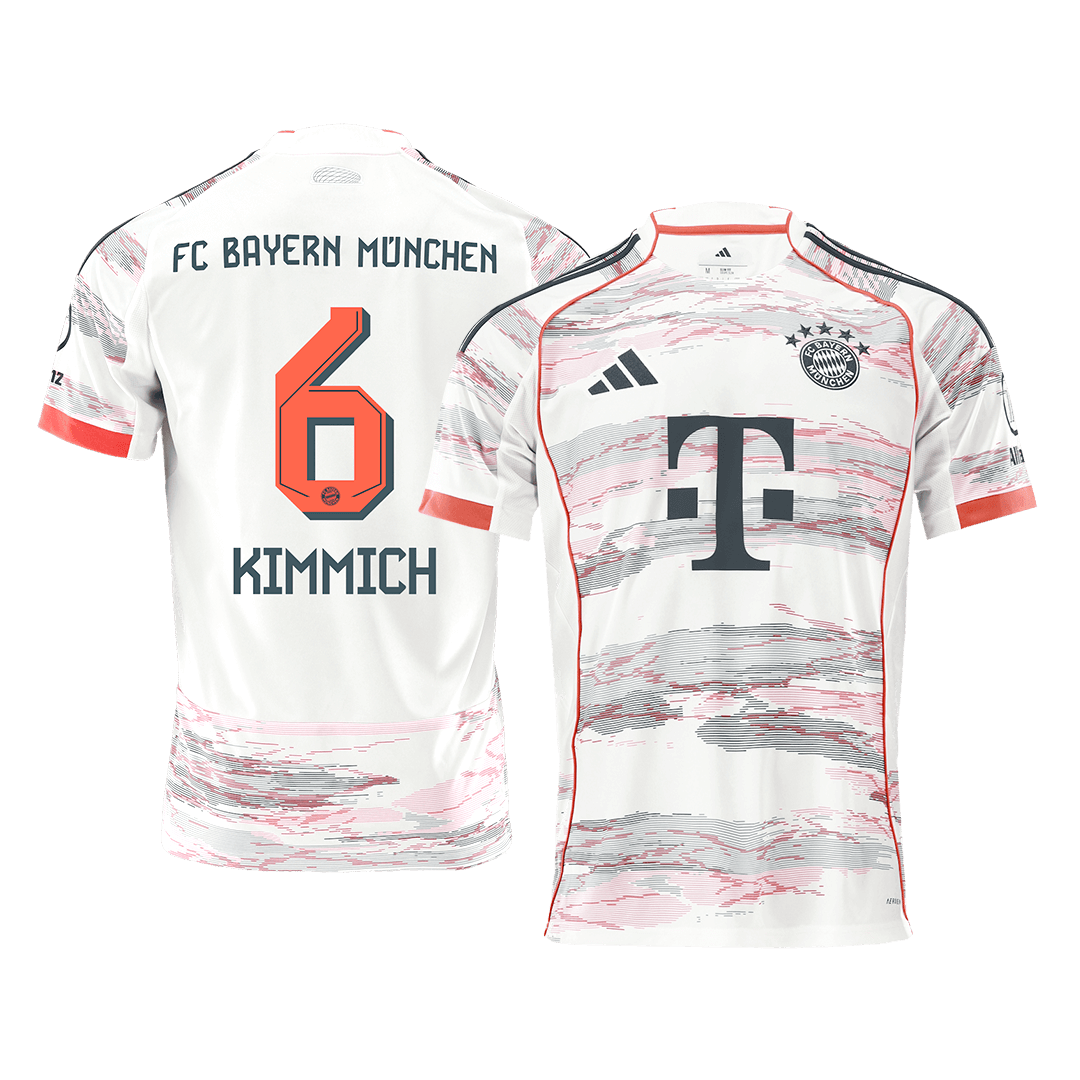 KIMMICH #6 München Uit Thuisshirt 2025/26 Wit