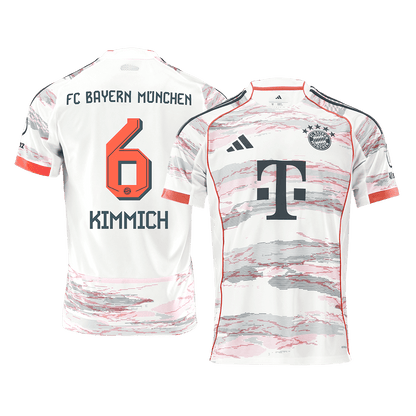 KIMMICH #6 München Uit Thuisshirt 2025/26 Wit