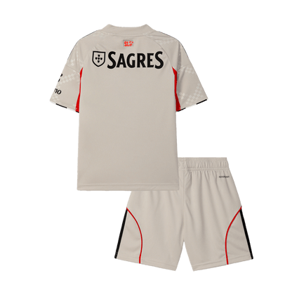 Lissabon Uit Tenue Kit 2025/26 Kinderen Beige