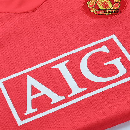 Retro RONALDO #7 Manchester United Thuisshirt 2007/08