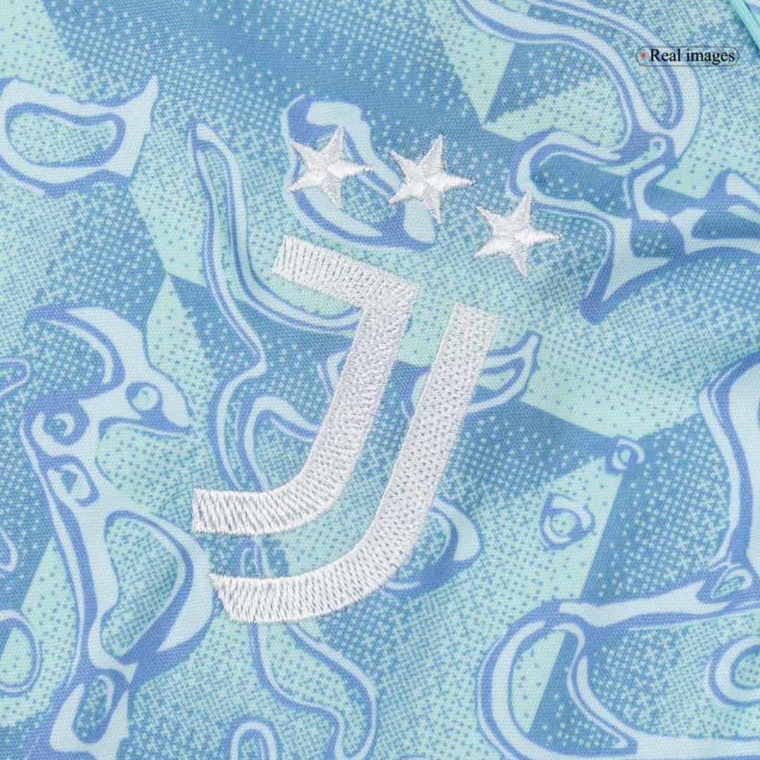Juventus Uit Thuisshirt Kit 2025/26 Kinder Blauw