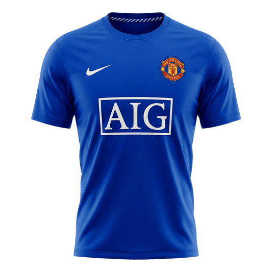Retro Manchester United Derde Shirt 2008/09 Blauw