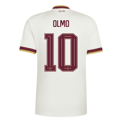 OLMO #10 Espagne Extérieur Maillot 2 Stars - Champion Edition - Coupe du Monde 2026 Blanc