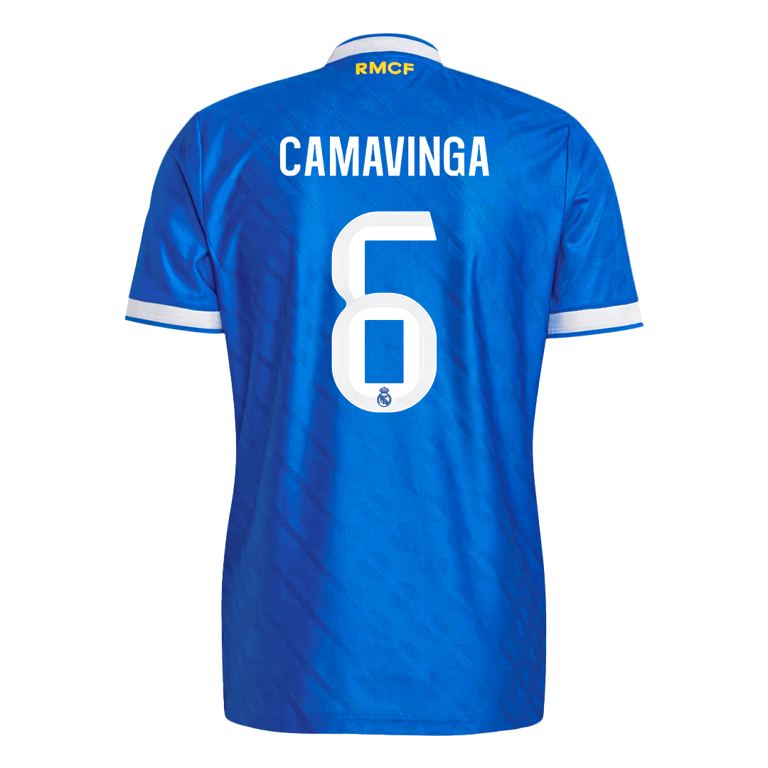 CAMAVINGA #6 Real Madrid Derde Shirt 2025/26 Blauw Speler