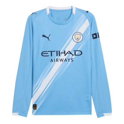 Manchester City Thuisshirt Lange Mouwen 2025/26