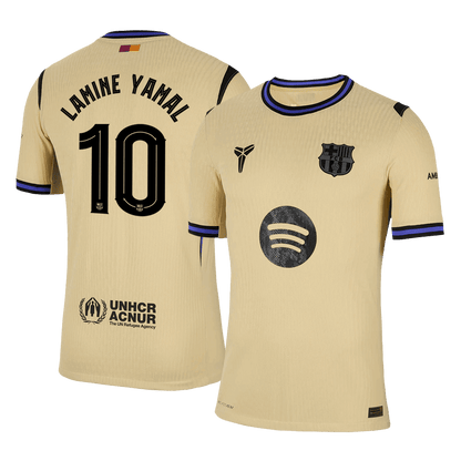 LAMINE YAMAL #10 Barcelona Uit Thuisshirt 2025/26 Authentiek - UCL