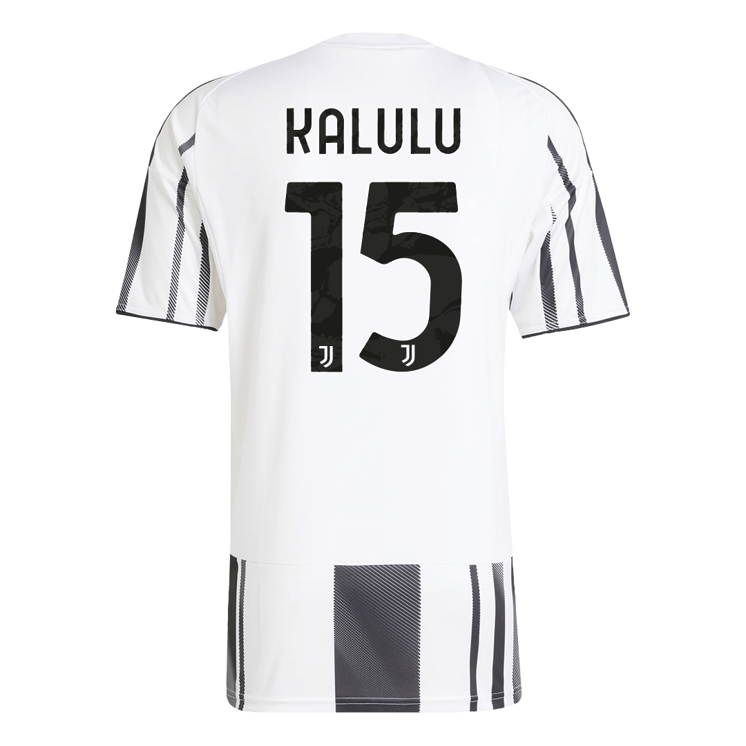 KALULU #15 Juventus Thuisshirt 2025/26 Zwart&Wit