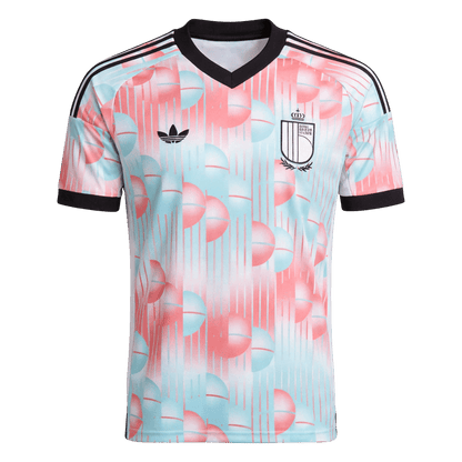 België Uitshirt - Wereldkampioenschap 2026 Blauw&Roze Grote Maten