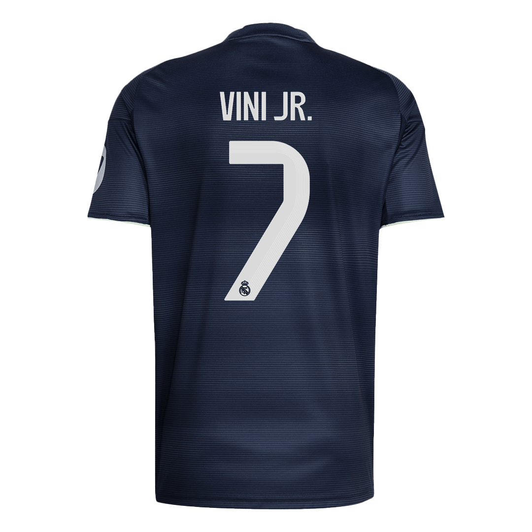 VINI JR. #7 Real Madrid Uitshirt 2025/26 Grote Maten