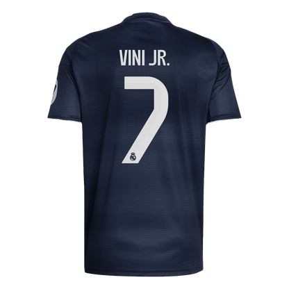 VINI JR. #7 Real Madrid Uitshirt 2025/26 Grote Maten
