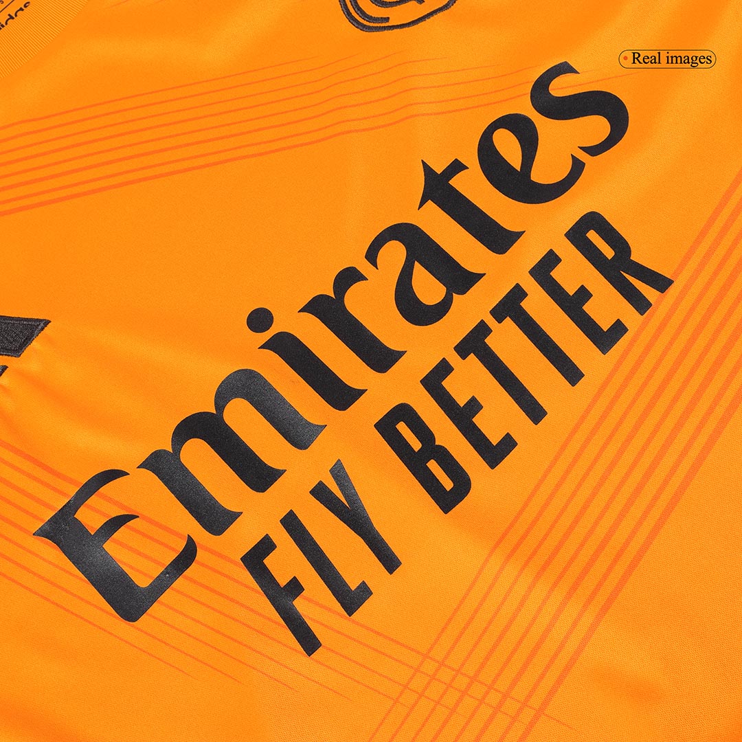 Real Madrid Extérieur Maillot Manches Longues 2024/25 Grande Taille