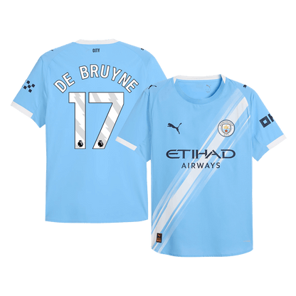 DE BRUYNE #17 Manchester City Thuis Shirt 2025/26 Authentiek