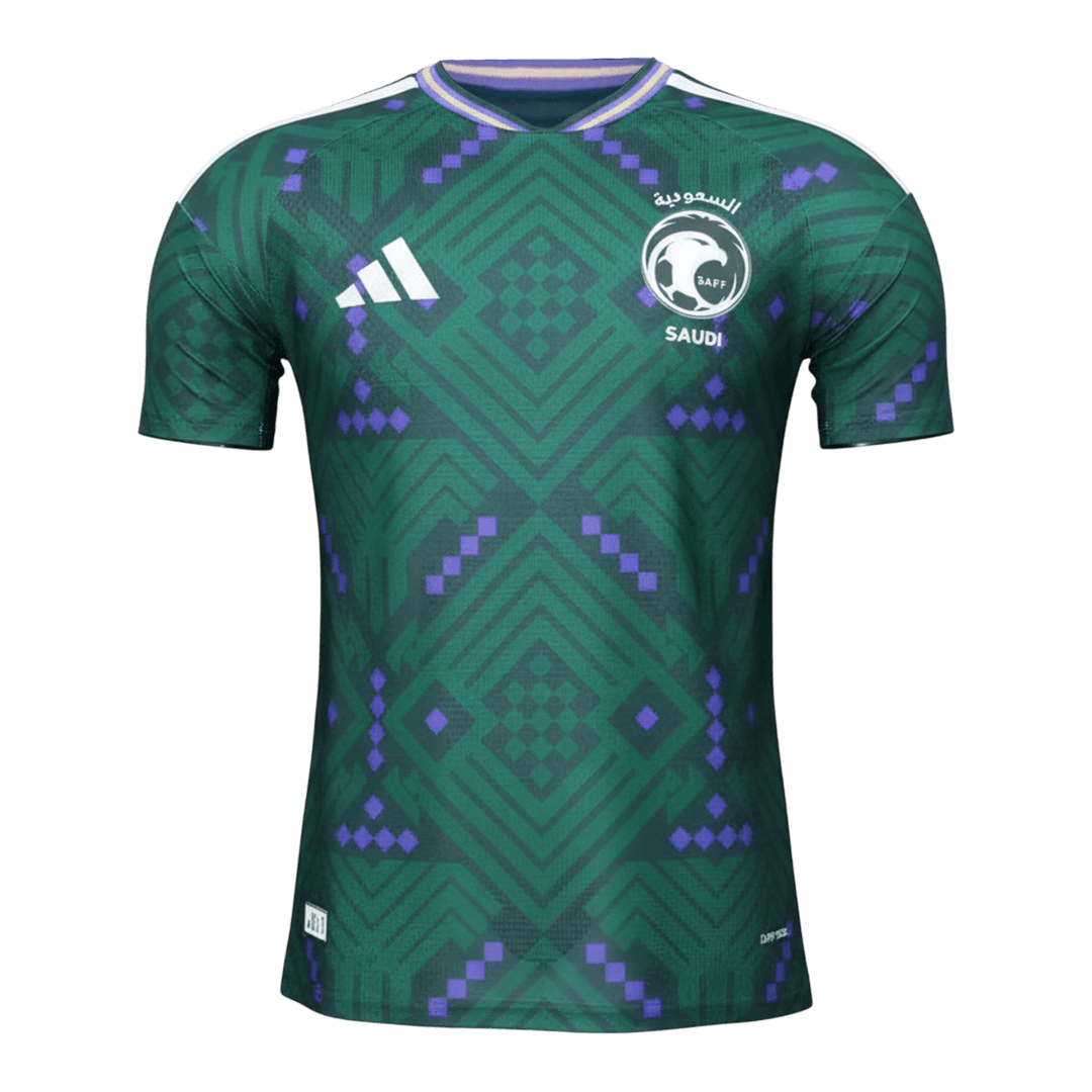 Saoedi-Arabië Thuisshirt - Wereldkampioenschap 2026 Groene Speler