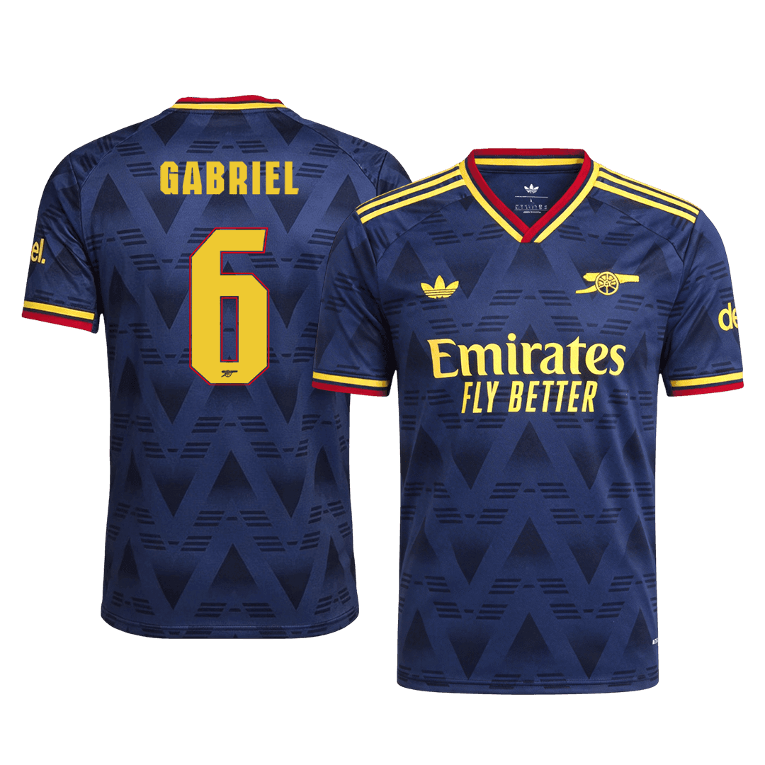 GABRIEL #6 Arsenal Extérieur Maillot 2026/27 Bleu marine Joueur - UCL