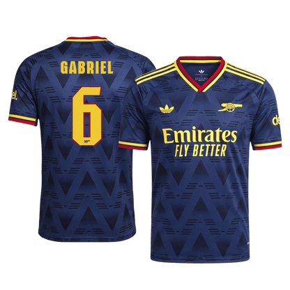 GABRIEL #6 Arsenal Extérieur Maillot 2026/27 Bleu marine Joueur - UCL