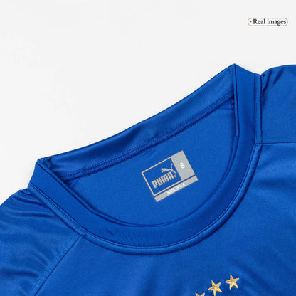 Retro Italië Thuisshirt 2004 Blauw