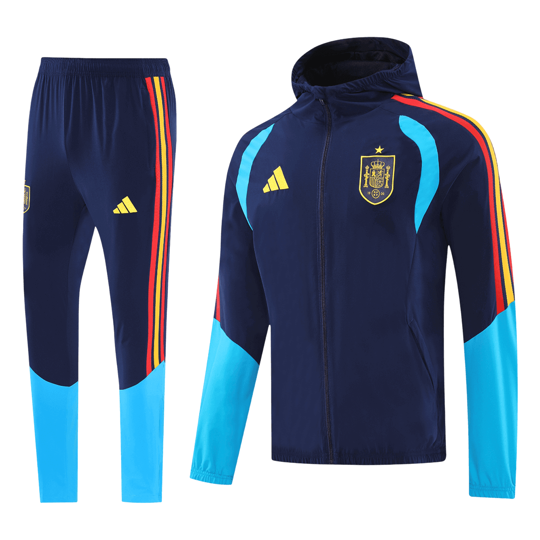 Spanje Sweatshirttenue 2026 Blauw&Zwart