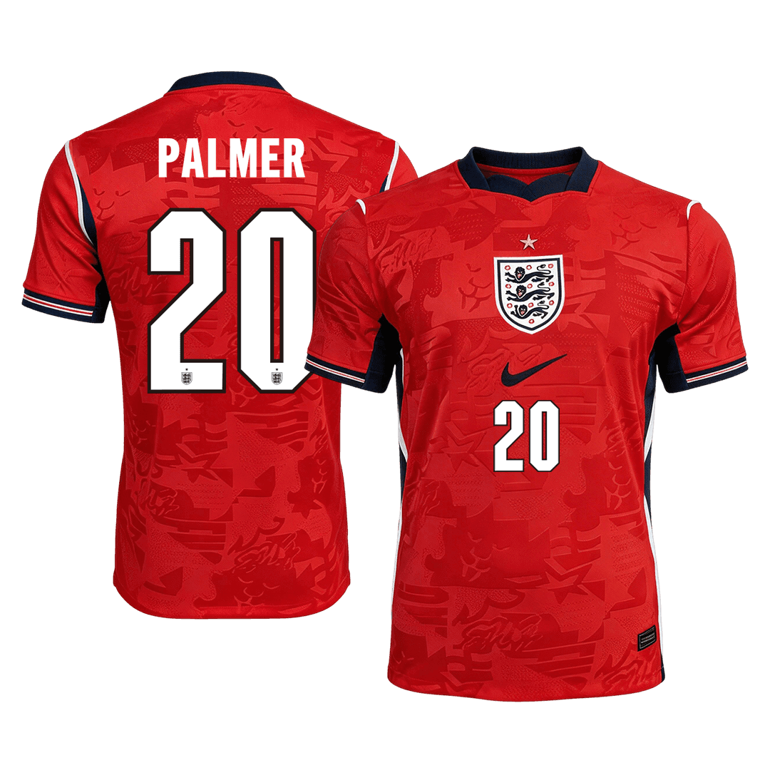 PALMER #20 Engeland Uitshirt - Wereldkampioenschap 2026 Rood