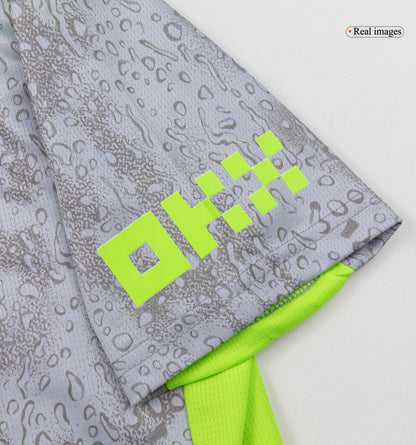 Manchester City Derde Thuisshirt 2025/26 Junior Grijs
