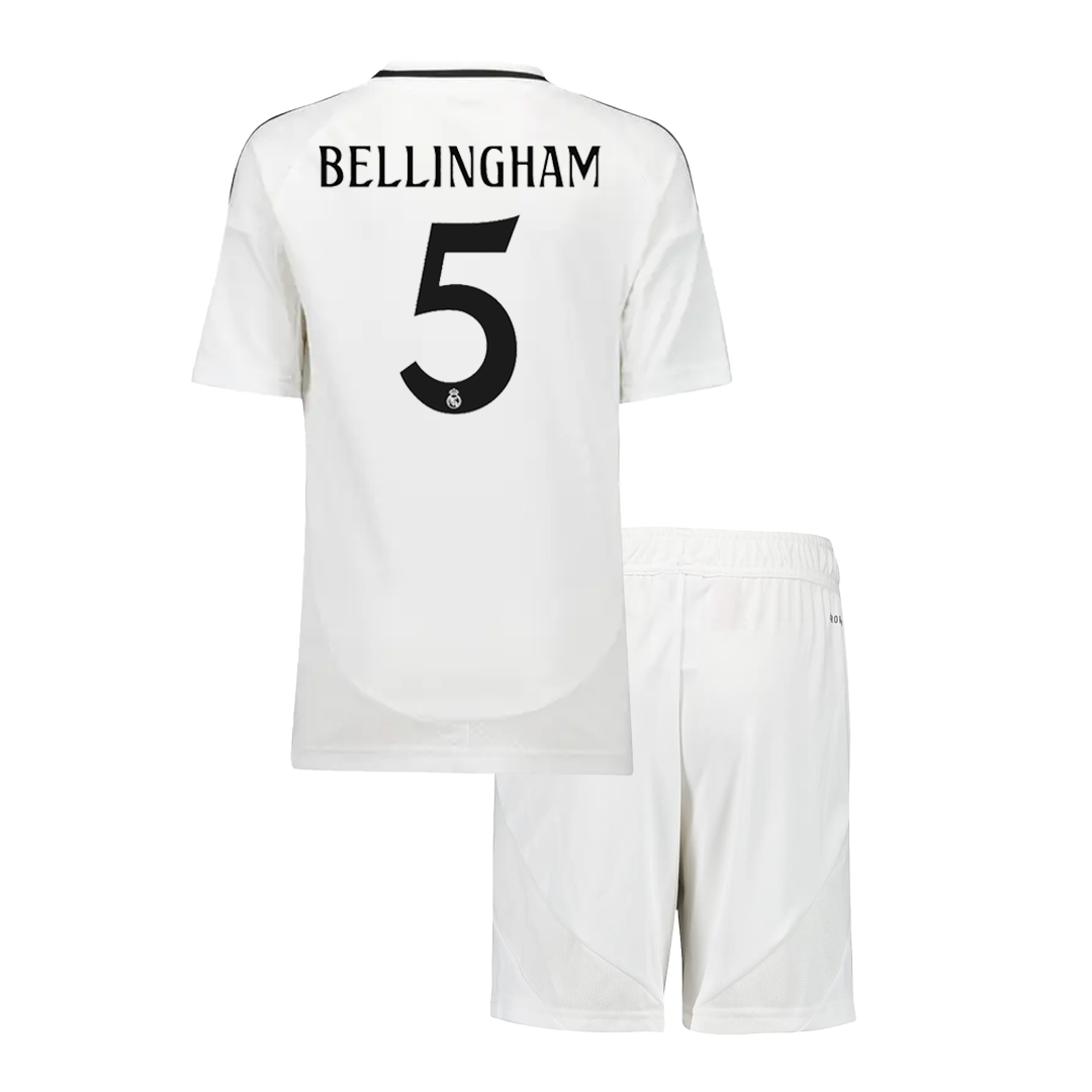 BELLINGHAM #5 Real Madrid Thuisshirt Kit 2024/25 Junior