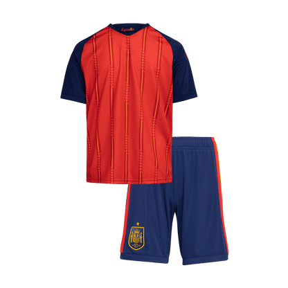 Spanje Thuisshirt Kit Wereldbeker 2026 Kids Rood