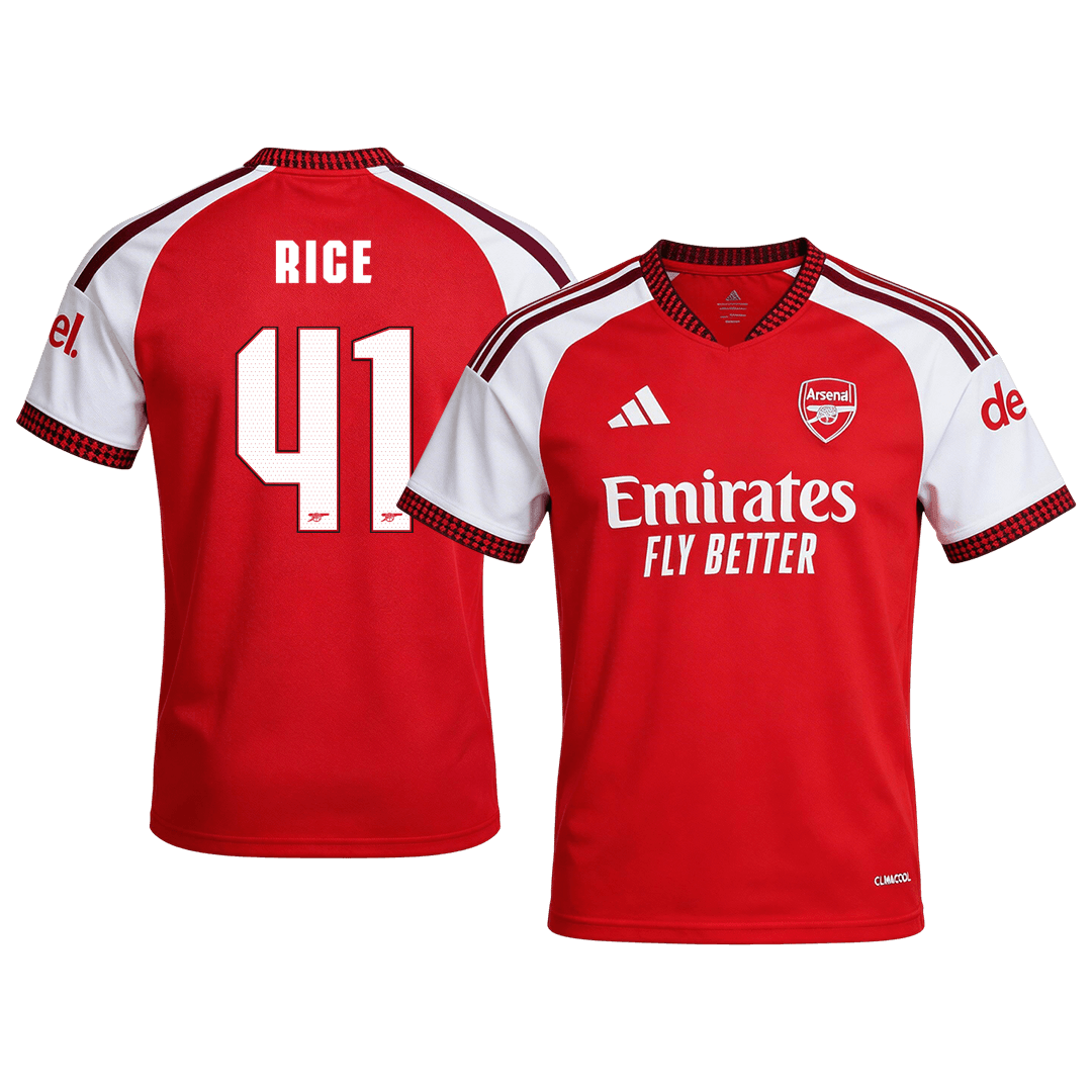 RICE #41 Arsenal Domicile Maillot 2026/27 Rouge - UCL