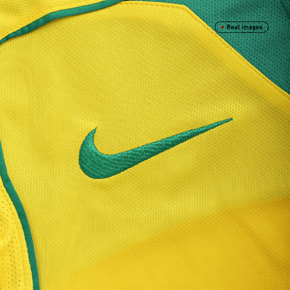 Retro Brazilië Thuis Shirt 2004