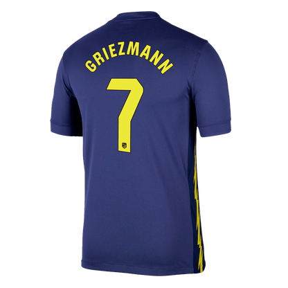 GRIEZMANN #7 Atlético Uitshirt 2025/26 Marineblauw