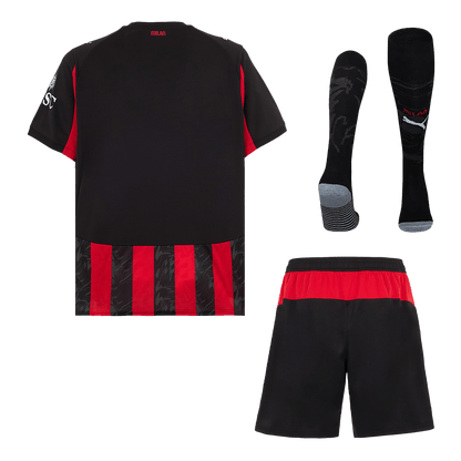 AC Milan Thuistenue Kit 2025/26 Rood&Zwart