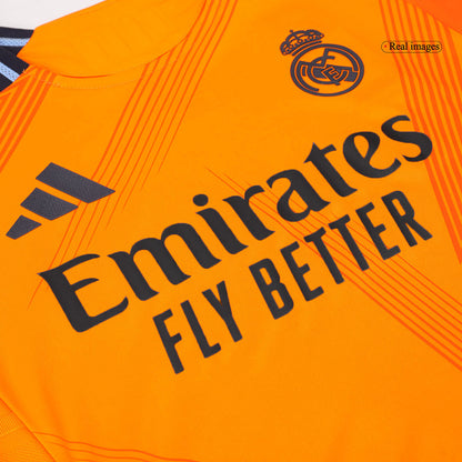VINI JR. #7 Real Madrid Extérieur Maillot 2024/25 Authentique - Bear Champ Font - Mon Maillot Foot Store