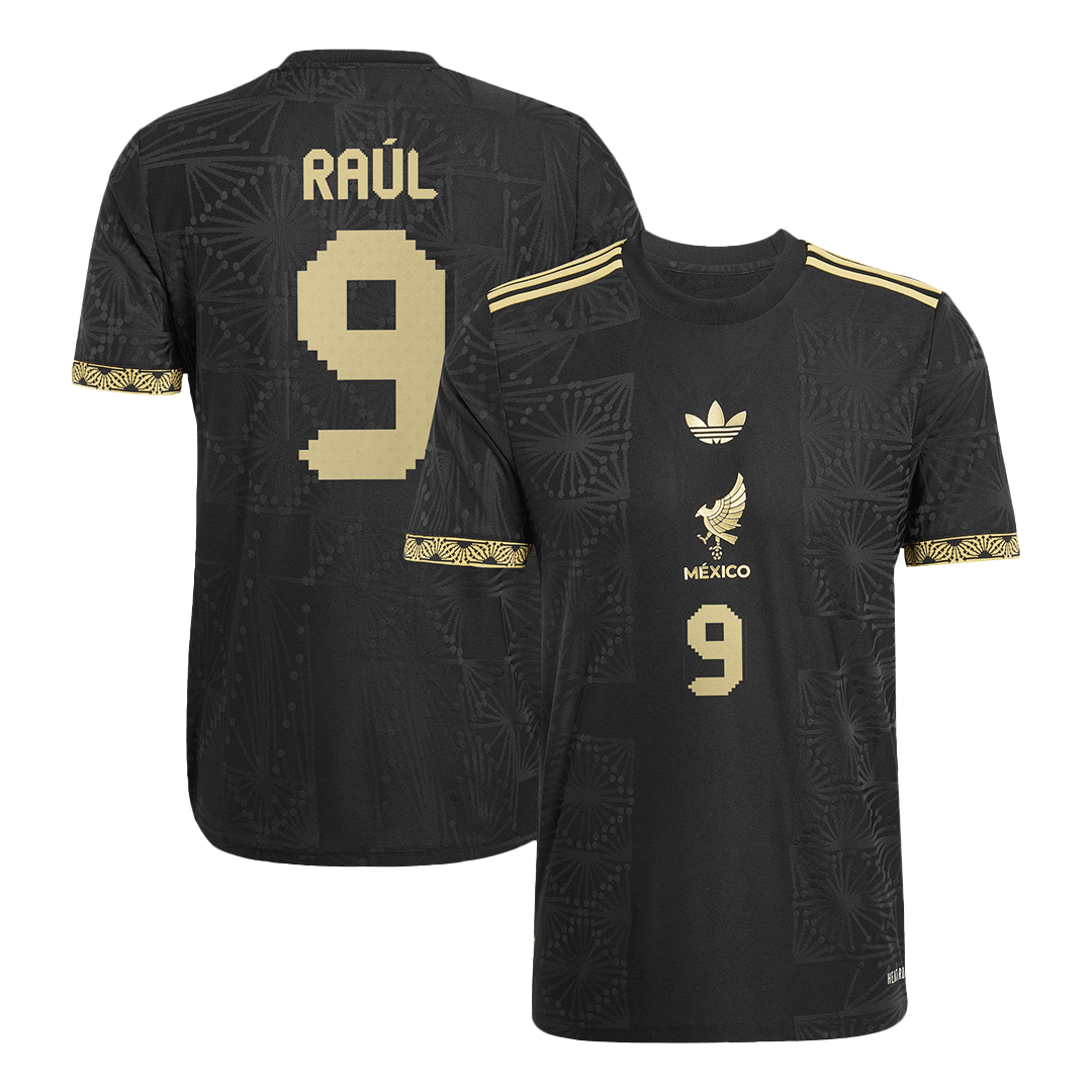 RAÚL #9 Mexico Derde Thuisshirt 2025 Authentiek - Gold Cup
