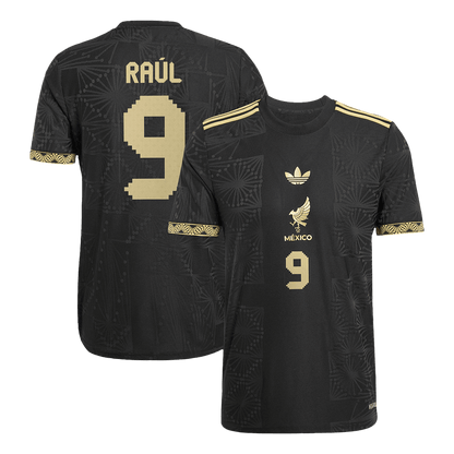 RAÚL #9 Mexico Derde Thuisshirt 2025 Authentiek - Gold Cup