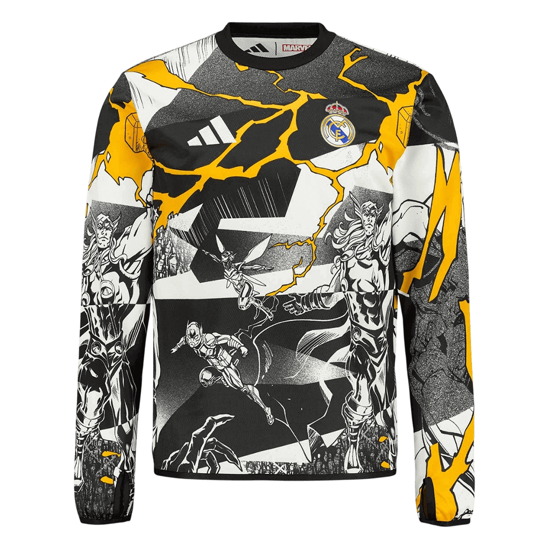 Real Madrid Thuisshirt Lange Mouwen 2025/26 Zwart