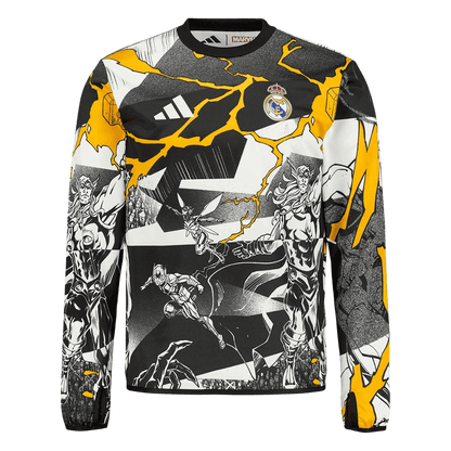 Real Madrid Thuisshirt Lange Mouwen 2025/26 Zwart