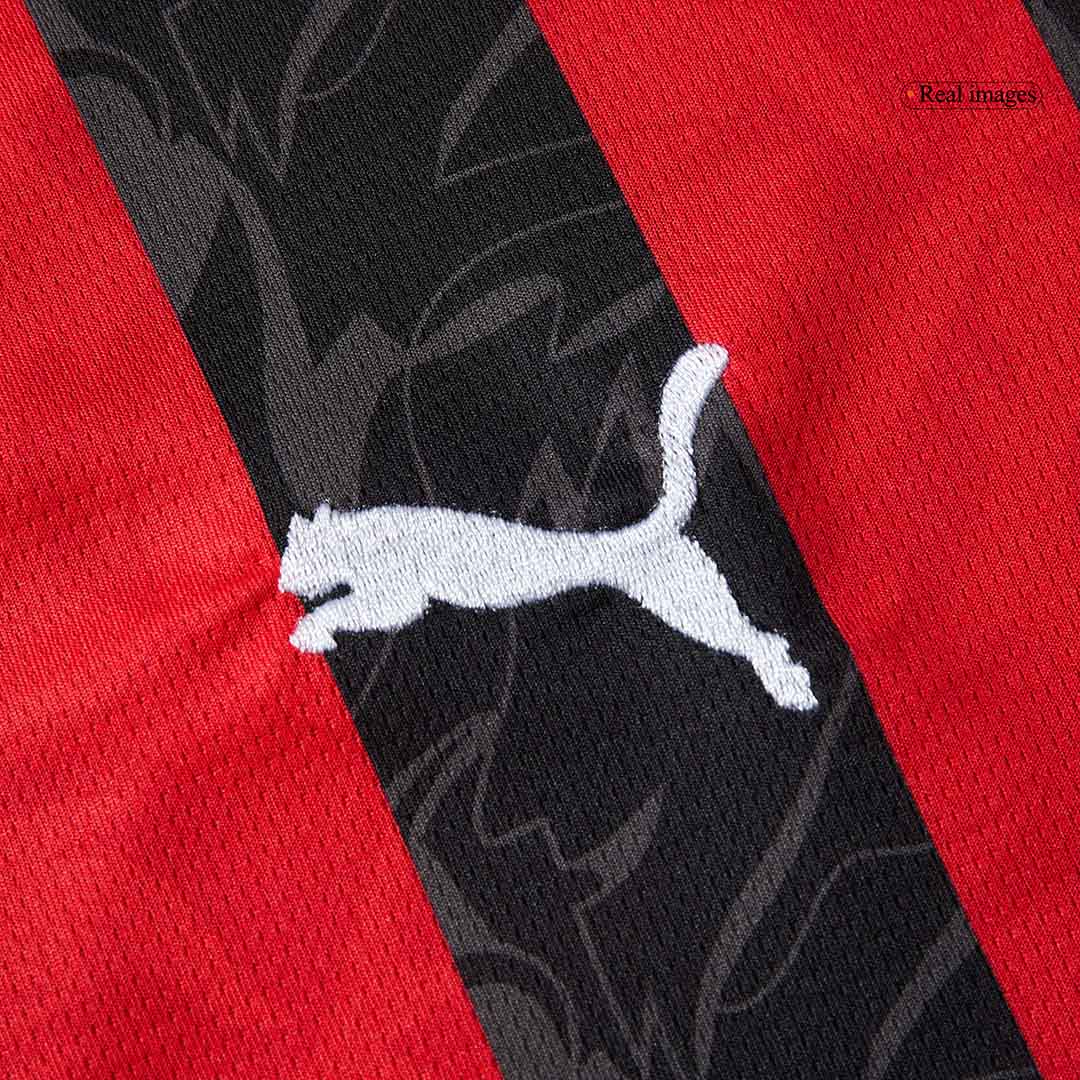 AC Milan Thuisshirt Kit 2025/26 Rood&Zwart