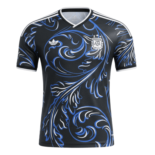 Argentinië Uitshirt WK 2026 Zwart Speler Plus Size