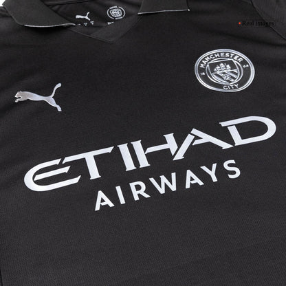 Manchester City Uitshirt Set 2025/26 Zwart