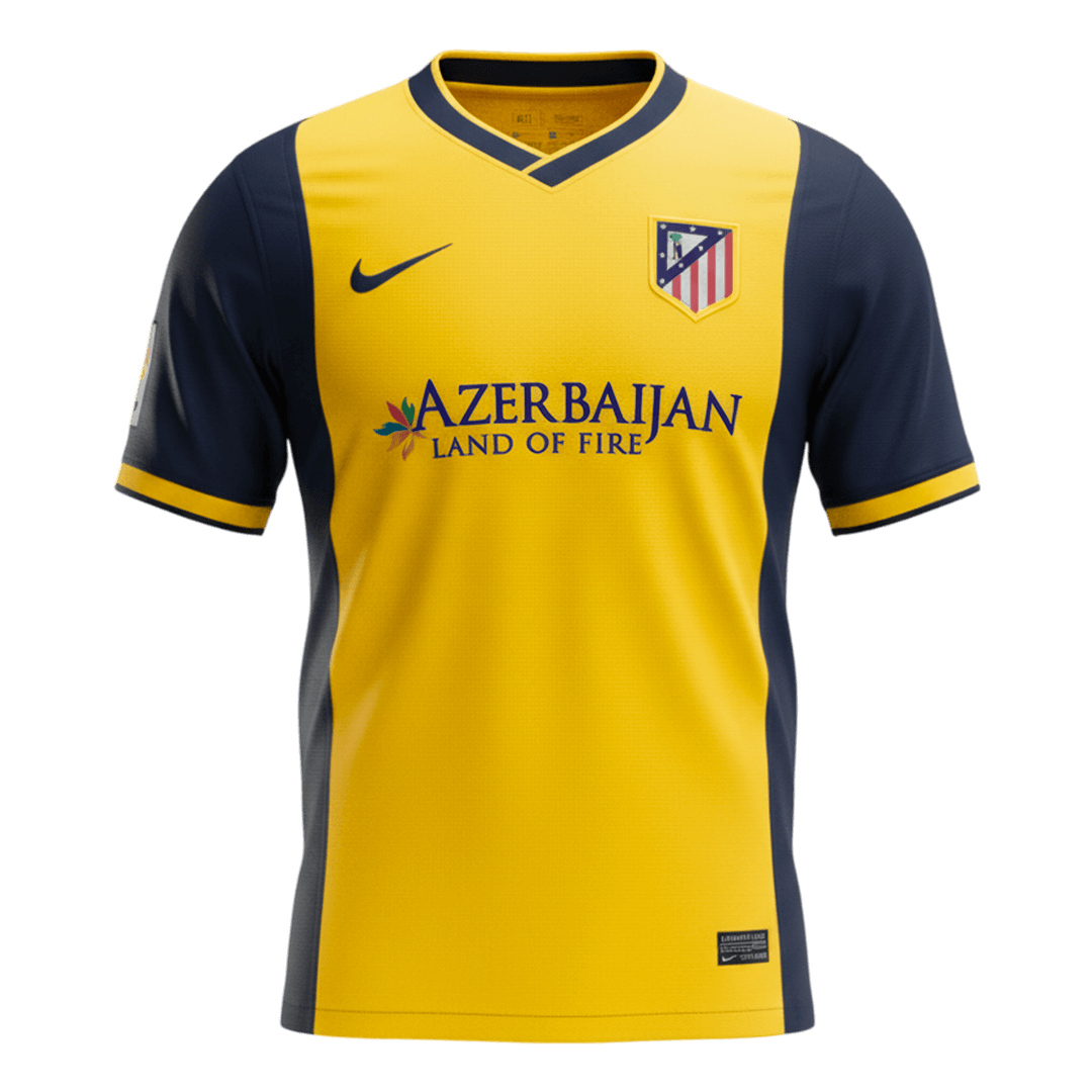 Retro Atlético Uitshirt 2013/14 Geel
