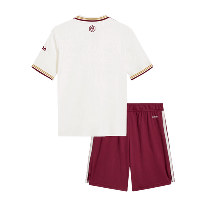 Arsenal Derde Tenue Kit 2025/26 Kinderen Wit