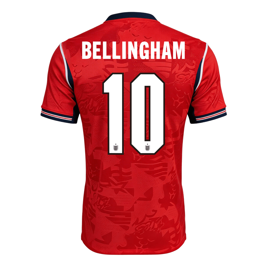 BELLINGHAM #10 Engeland Uitshirt - WK 2026 Rood Speler