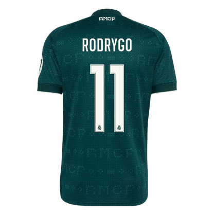 RODRYGO #11 Real Madrid Extérieur Maillot 2026/27 Vert