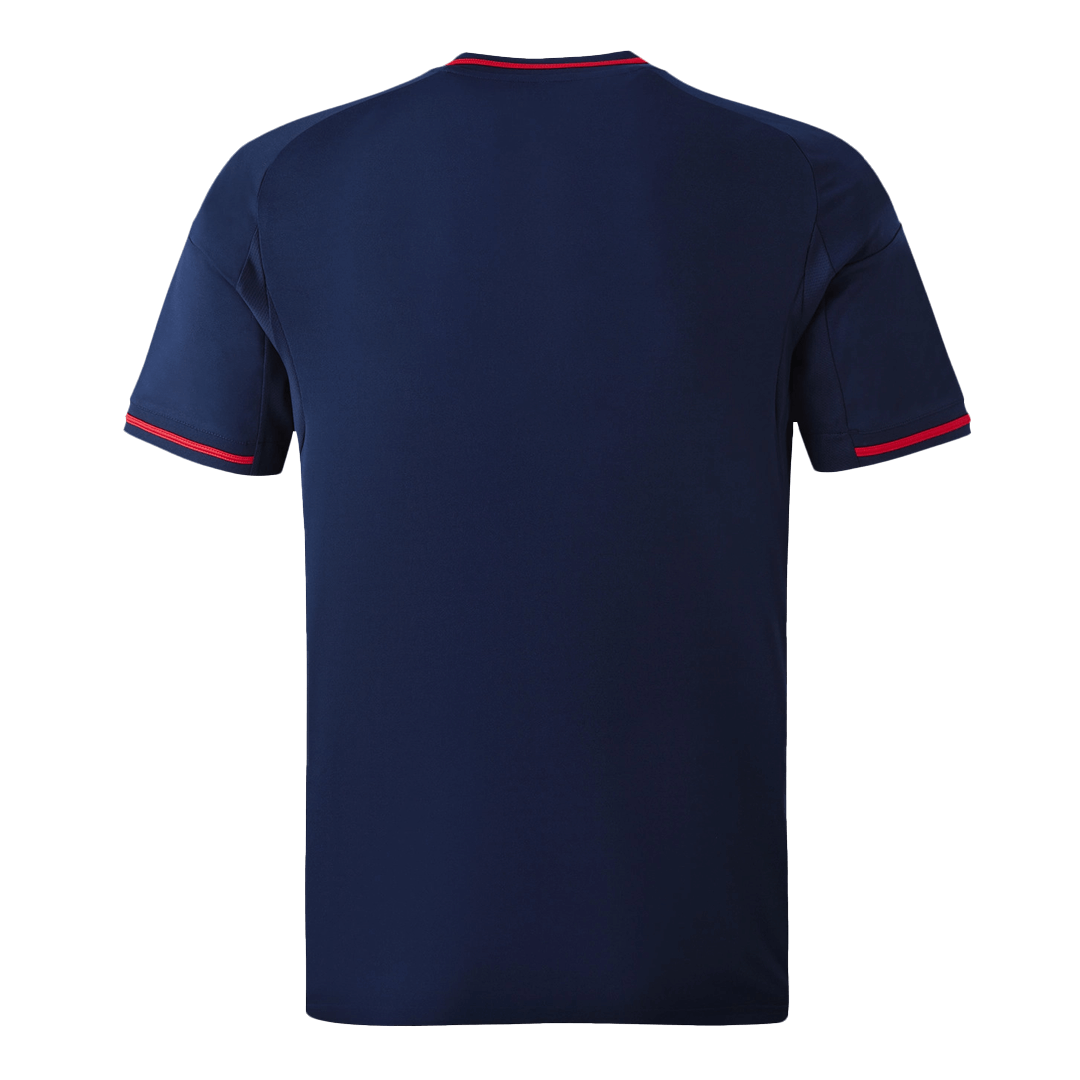 Olympique Lyonnais Uitshirt 2025/26 Marineblauw Authentiek