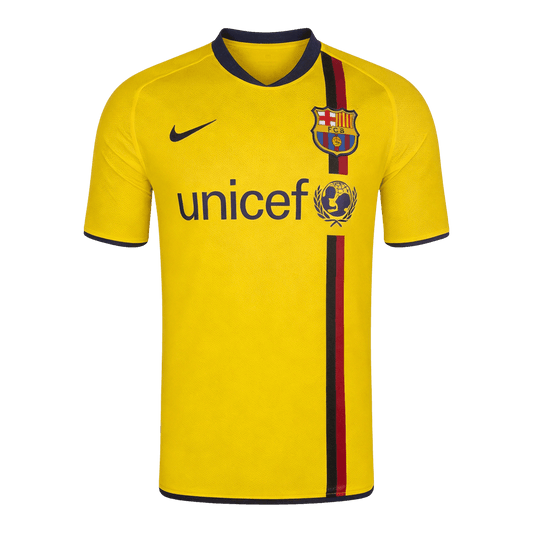 Retro Barcelona Uit Thuisshirt 2008/10 Geel